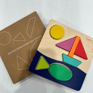 Brand New Lovevery “Double Sided Sunny Day Wooden Puzzle”